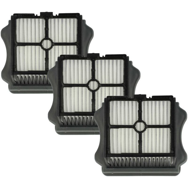 foto del prodotto vhbw 3x filtro a pieghe piatte compatibile con tineco ifloor3 aspirapolvere umido secco elemento filtrante