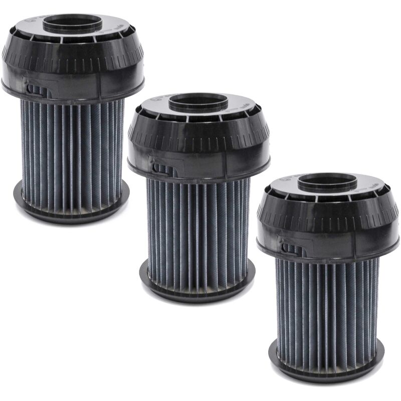 foto del prodotto vhbw 3x filtro a pieghe piatte sostituisce bosch 00649841, 2609256d46 per aspirapolvere cartuccia filtrante