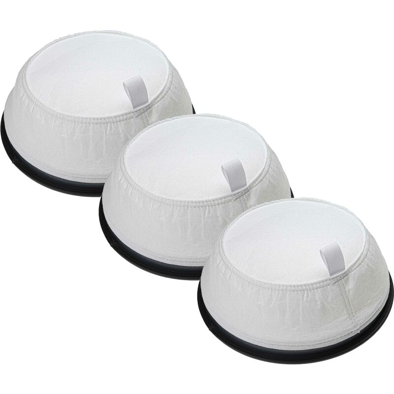 foto del prodotto vhbw 3x filtro a sacco compatibile con nilfisk vp300 hepa eu1, vp300 hepa eu2 aspiratore per secco, aspirapolvere filtro di ricambio nero bianco