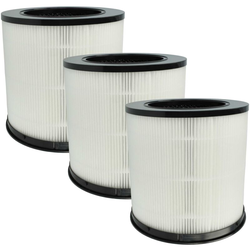 foto del prodotto vhbw 3x filtro aria sostituisce xiaomi bhr5861gl, afep7tfm01 per purificatore d aria filtro combinato prefiltro hepa carbone attivo