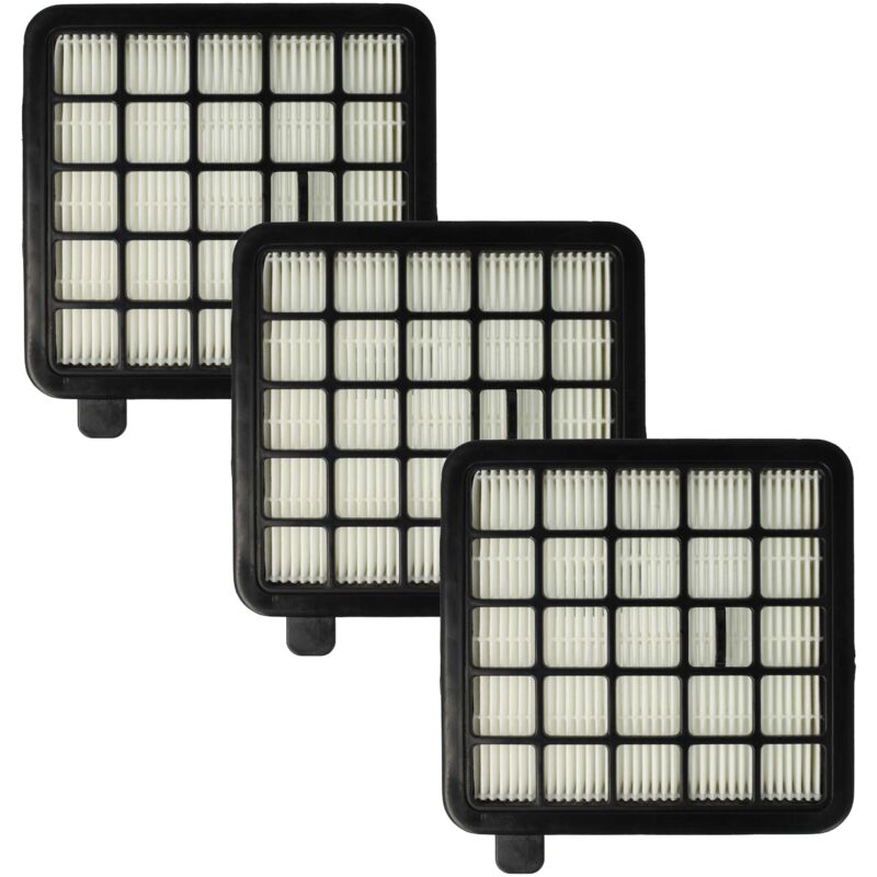 foto del prodotto vhbw 3x filtro compatibile con beko vco 42701 ab, bks 5440 a, vco42701ab, vco 42702 ad, vco 42701 ar aspirapolvere filtro hepa nero bianco