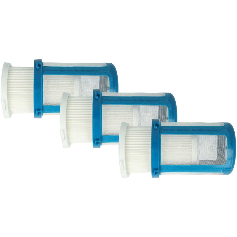 foto del prodotto vhbw 3x filtro compatibile con black decker multipower allergy cua525bha aspirapolvere filtro combinato prefiltro filtro hepa 