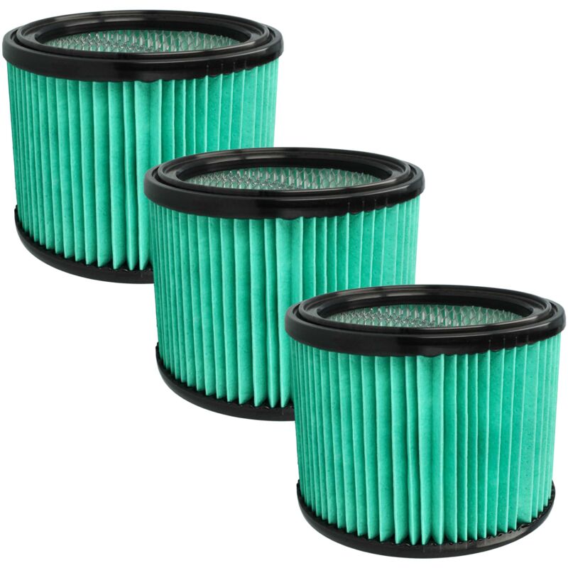 foto del prodotto vhbw 3x filtro compatibile con bosch 060197c100, 06019e5100 aspirapolvere filtro hepa azzurro nero