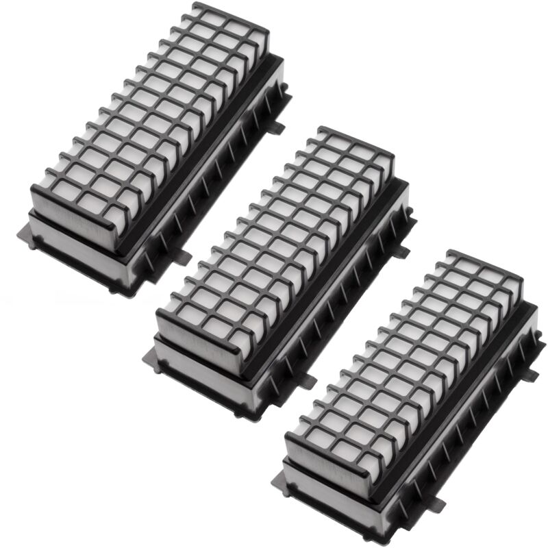 foto del prodotto vhbw 3x filtro compatibile con bosch bgs51454, bgs514m1, bgs51433, bgs51434, bgs51442, bgs51442il aspirapolvere filtro hepa nero bianco