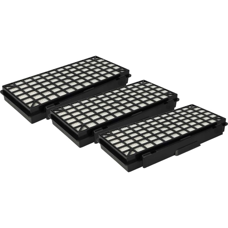 foto del prodotto vhbw 3x filtro compatibile con bosch bsgl 52221 02, bsgl 5222502, bsgl 52230 01, bsgl 52230 02 aspirapolvere filtro hepa nero bianco