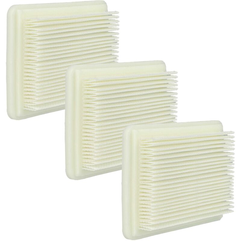 foto del prodotto vhbw 3x filtro compatibile con bosch universalvac 18 aspirapolvere filtro hepa a pieghe piatte bianco