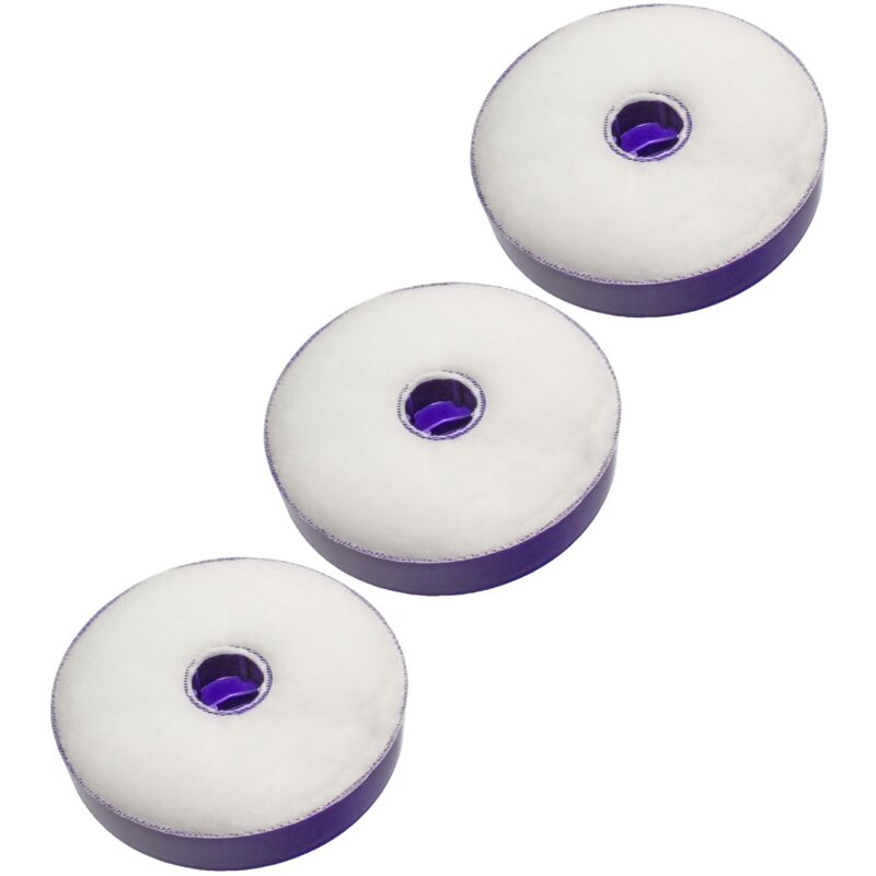 foto del prodotto vhbw 3x filtro compatibile con dyson dc20, dc21, dc08, dc19, dc29, dc04, dc05 aspirapolvere filtro hepa bianco lilla