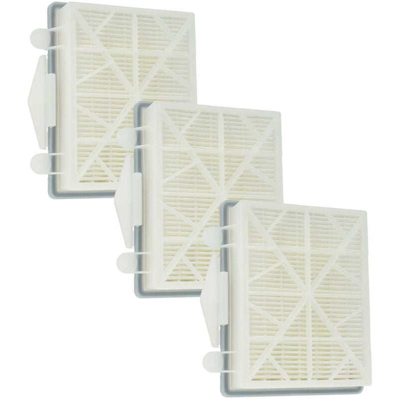 foto del prodotto vhbw 3x filtro compatibile con k rcher cv 38 2, cv 30 1, cv 38 2 adv, cv 48 2 adv, cv 38 1, cv 48 2 aspirapolvere filtro hepa nero bianco