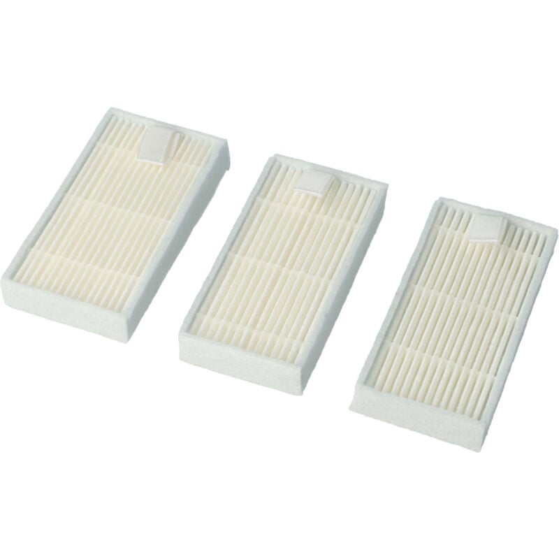 foto del prodotto vhbw 3x filtro compatibile con medion e32 sw, md18510 aspirapolvere filtro hepa bianco