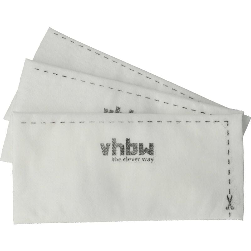 foto del prodotto vhbw 3x filtro compatibile con miele complete c3, c1, c2 aspirapolvere filtro aria di scarico, bianco