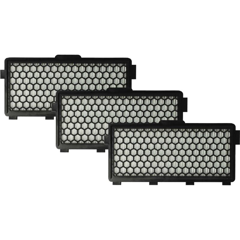 foto del prodotto vhbw 3x filtro compatibile con miele complete c3 cat and dog powerline, c3 powerline aspirapolvere filtro hepa h11 aria di scarico