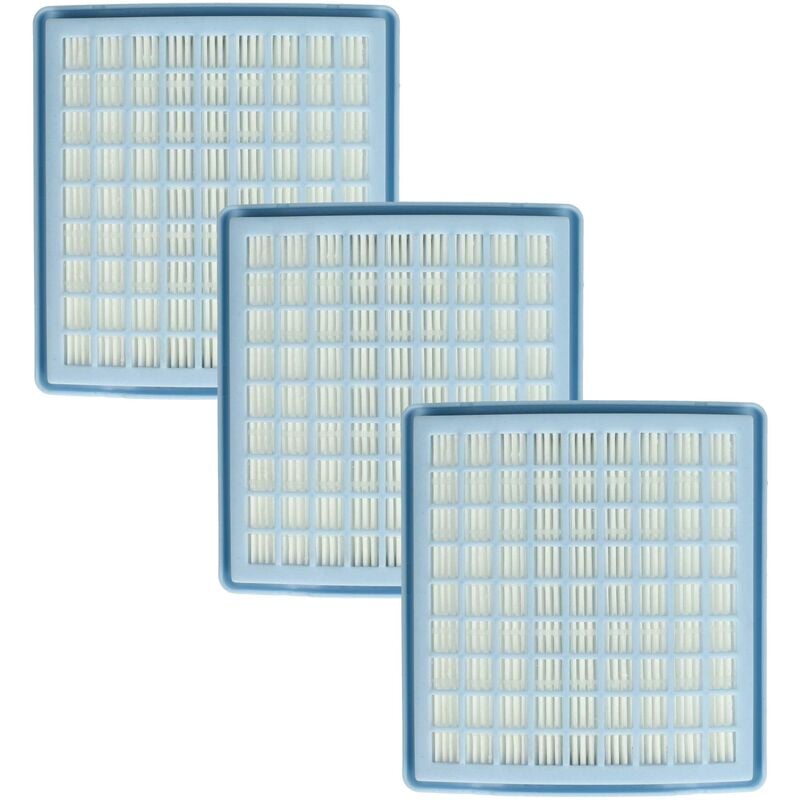 foto del prodotto vhbw 3x filtro compatibile con miele s195, s194 parkett 100 hepa, s194 quickstep, s195 ecoline, saad0, saad1 aspirapolvere filtro hepa anallergico