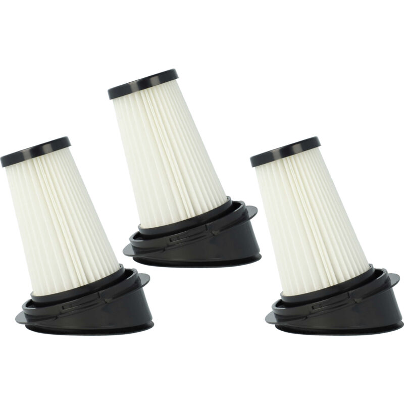 foto del prodotto vhbw 3x filtro compatibile con moulinex air force light ms6543wh, ms6545wi, ms6573wp aspirapolvere filtro hepa