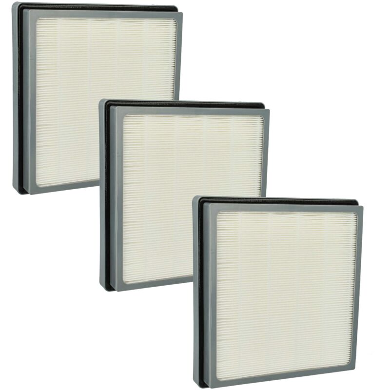 foto del prodotto vhbw 3x filtro compatibile con nilfisk ss vapor, ss mercury, hds 1010, hds 1005, gds 1010 aspirapolvere filtro aria di scarico, grigio bianco