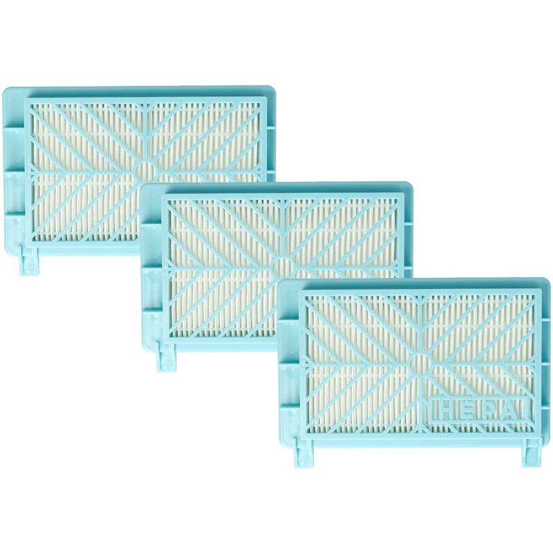 foto del prodotto vhbw 3x filtro compatibile con philips fc8733 01, fc8734 02, fc8724, fc8732 01, fc8736 01, fc8720, fc8722 aspirapolvere filtro hepa