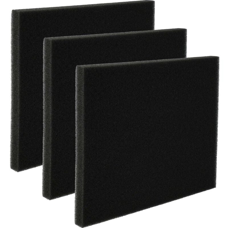 foto del prodotto vhbw 3x filtro compatibile con philips powerpro ultimate aspirapolvere filtro in spugna