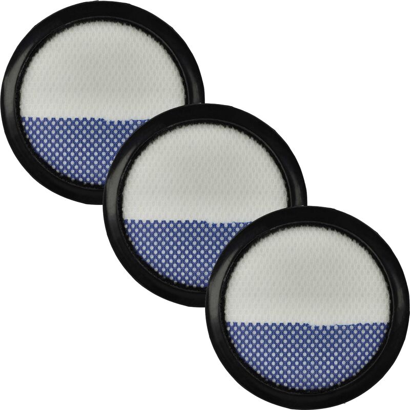 foto del prodotto vhbw 3x filtro compatibile con proscenic p9, p8 aspirapolvere filtro hepa