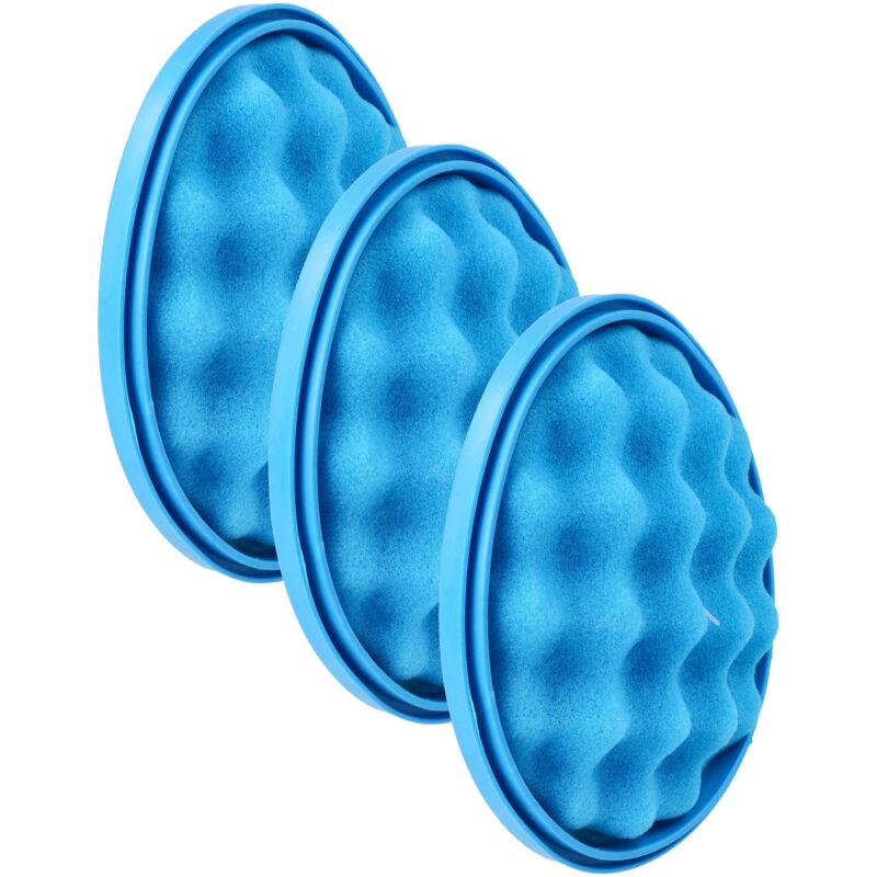 foto del prodotto vhbw 3x filtro compatibile con samsung vc21f50vnar sw, vc21f50vnar ev, vu10f40sbdd ml aspirapolvere filtro pre motore in spugna