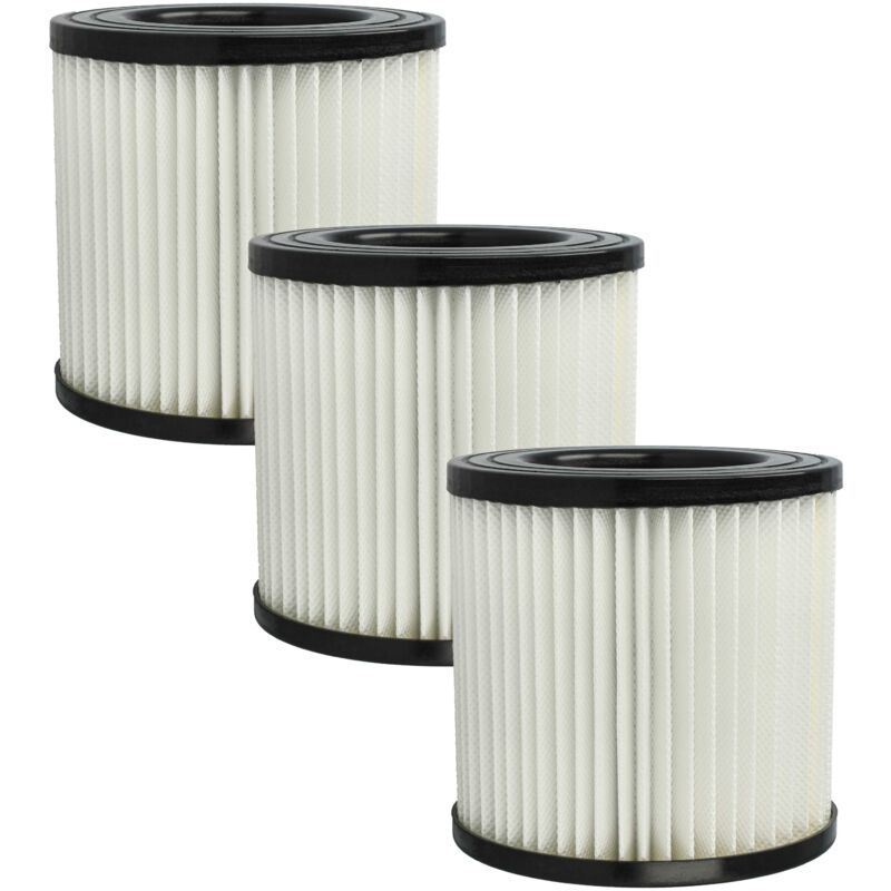 foto del prodotto vhbw 3x filtro compatibile con scheppach asp30 es, asp30 oes, asp20, asp20 es, asp 30 plus aspirapolvere filtro hepa