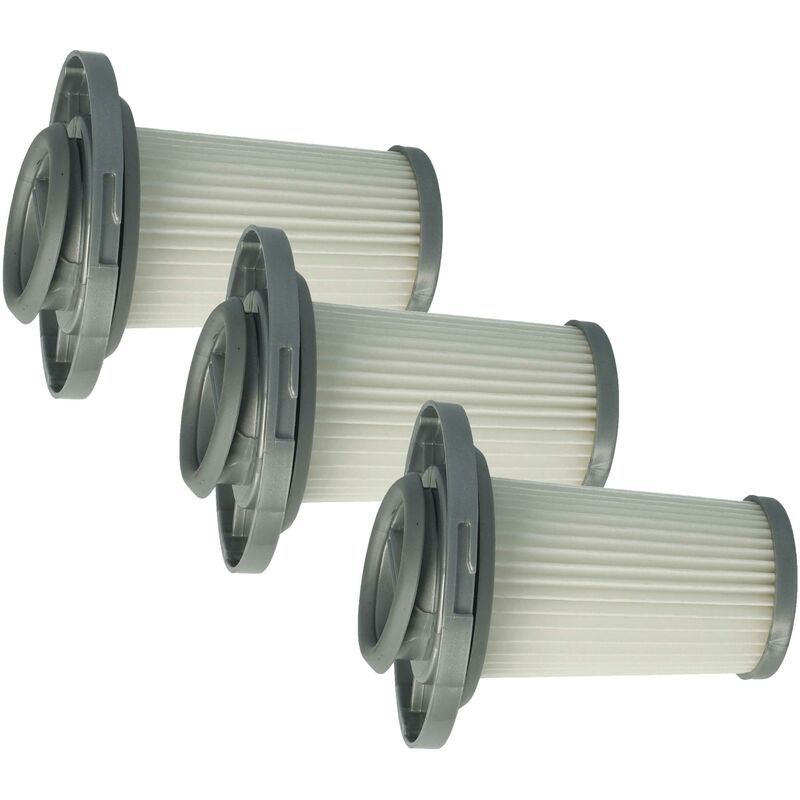 foto del prodotto vhbw 3x filtro di separazione sostituisce rowenta zr009005 per aspirapolvere filtro di ricambio, lavabile grigio bianco