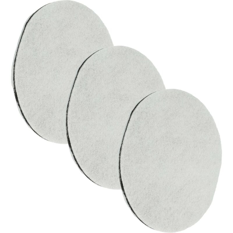 foto del prodotto vhbw 3x filtro per vapori di grasso compatibile con seb tefal moulinex smartclean fr400z007d friggitrice