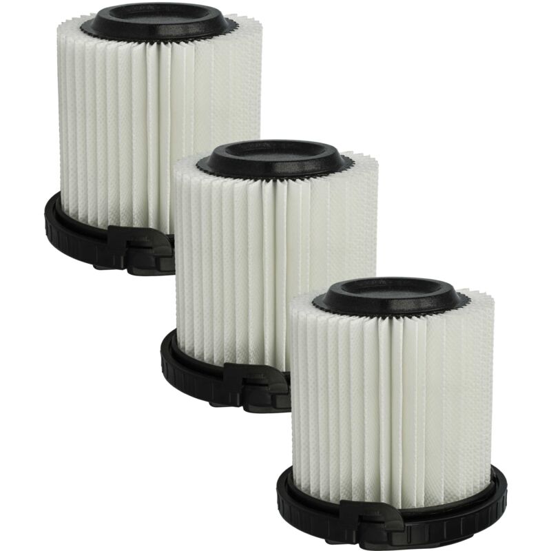 foto del prodotto vhbw 3x filtro polveri fini compatibile con k rcher 1.349 400.0 aspirapolvere filtro dell aria bianco