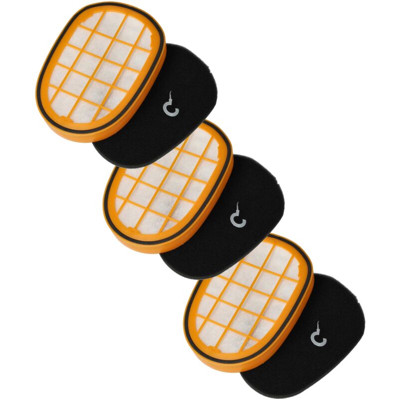 immagine 0 del prodotto vhbw 3x filtro pre motore, 3x filtro salva motore compatibile con philips speedpro max xc7042 01, xc7043, xc7042 aspirapolvere con prefiltro