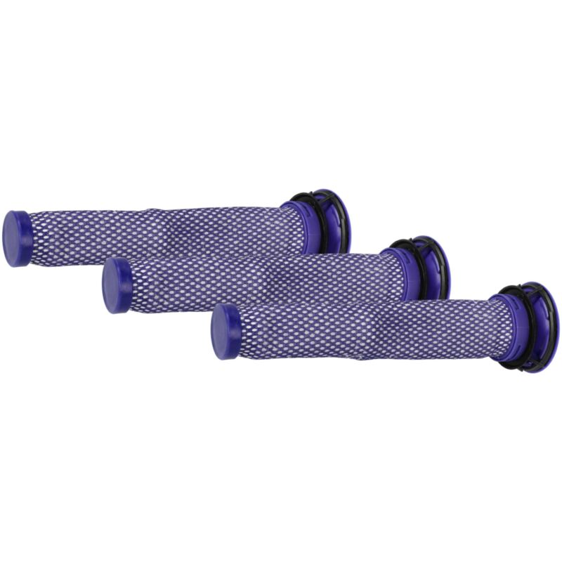 foto del prodotto vhbw 3x filtro pre motore compatibile con dyson v8 animal, v8 focus clean aspirapolvere filtro salvamotore, lavabile