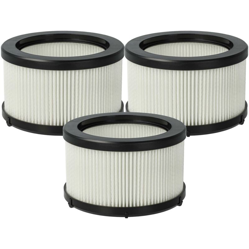 foto del prodotto vhbw 3x filtro sostituisce zr009012 per aspirapolvere filtro motore hepa nero bianco