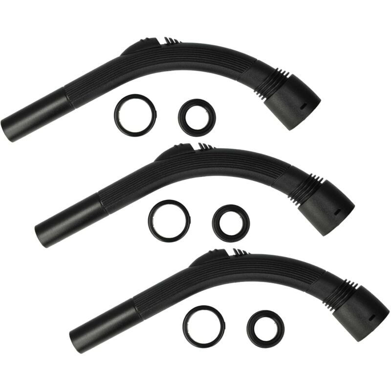 foto del prodotto vhbw 3x impugnatura compatibile con dirt devil m5069 3, m5069 1, m5069 2 aspirapolvere manico di ricambio, diametro de 32 mm, 37,1 cm