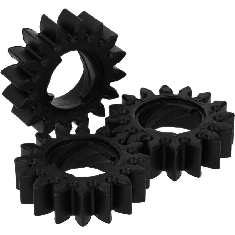 foto del prodotto vhbw 3x pignone compatibile con briggs stratton 392749r motorino di avviamento, avviamento elettrico per tosaerba 4 cm ruota dentata, 16 denti