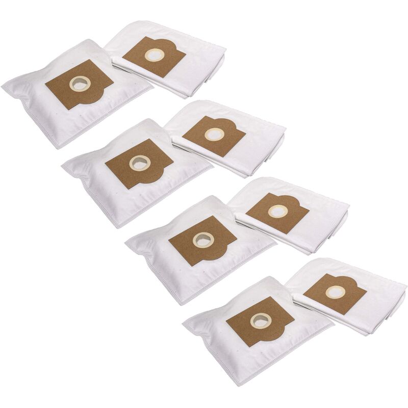 foto del prodotto vhbw 40x sacchetto compatibile con rowenta bully ru 01, ru 010, ru 040, ru 041 aspirapolvere microfibra, 30cm x 17,5cm bianco