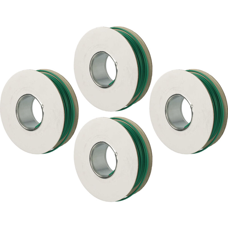 foto del prodotto vhbw 4x cavo perimetrale compatibile con worx landroid s500i, landroid wg754e, landroid wg755e robot tosaerba filo perimetrale 50 m verde
