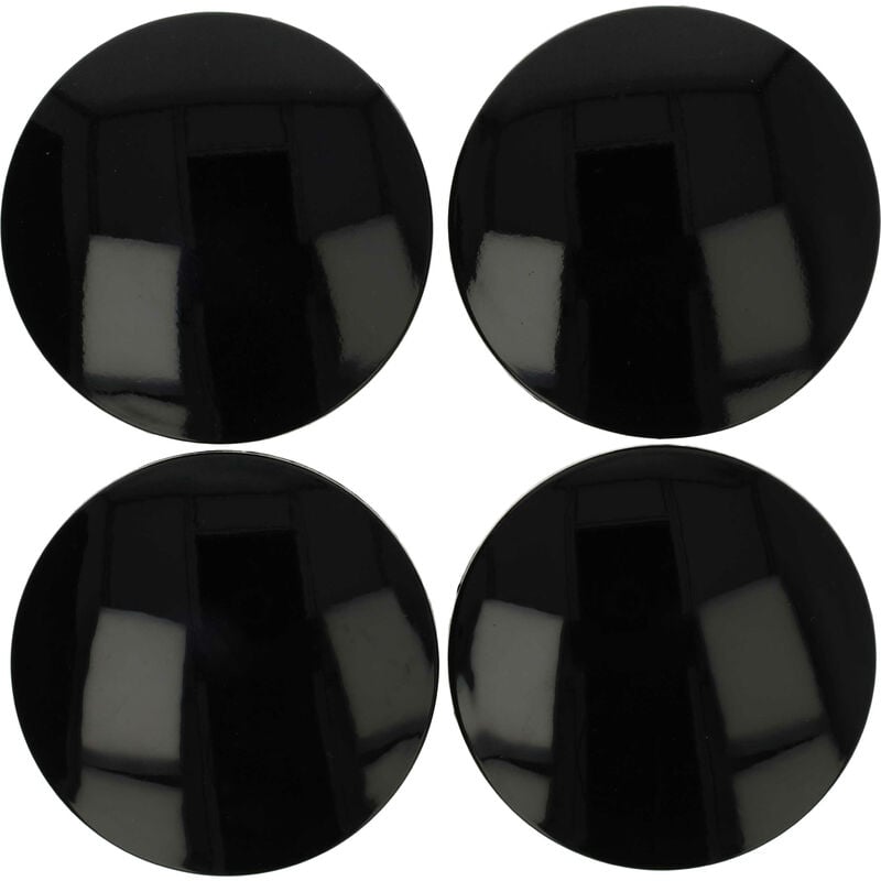 foto del prodotto vhbw 4x coprimozzo compatibile con ats autovetture copriruota, 64 mm nero, plastica