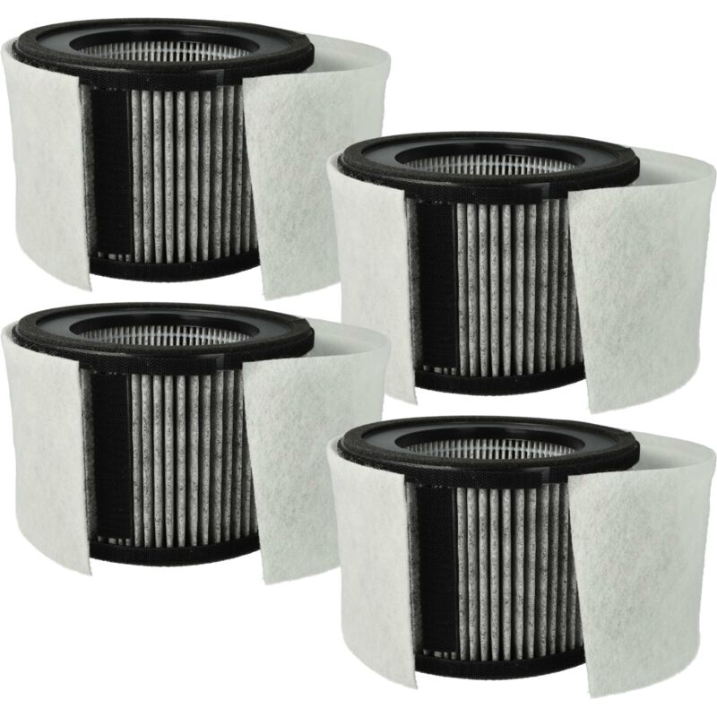 foto del prodotto vhbw 4x filtri compatibile con leifheit soehnle airfresh clean 300, 400 umidificatori, purificatori d aria