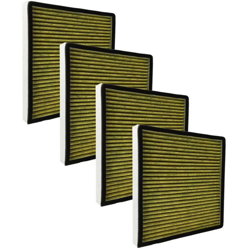 foto del prodotto vhbw 4x filtro 4 in 1 compatibile con boneco ah300 depuratore d aria con carbone attivo, strato filtrante e rivestimento biofunzionale