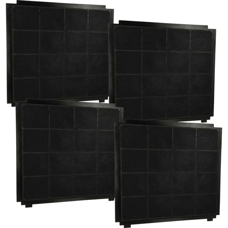 foto del prodotto vhbw 4x filtro a carboni attivi compatibile con airforce wh90 679959 f134c 90 k3 ix ge cappe aspiranti