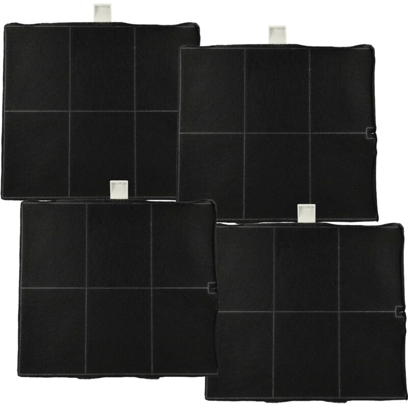 foto del prodotto vhbw 4x filtro a carboni attivi compatibile con balay 3bd873xp, 3bd891xp, 3bd892ap, 3bd892xp, 3bd893xp cappe aspiranti 25,5 x 22,5 x 2,3 cm