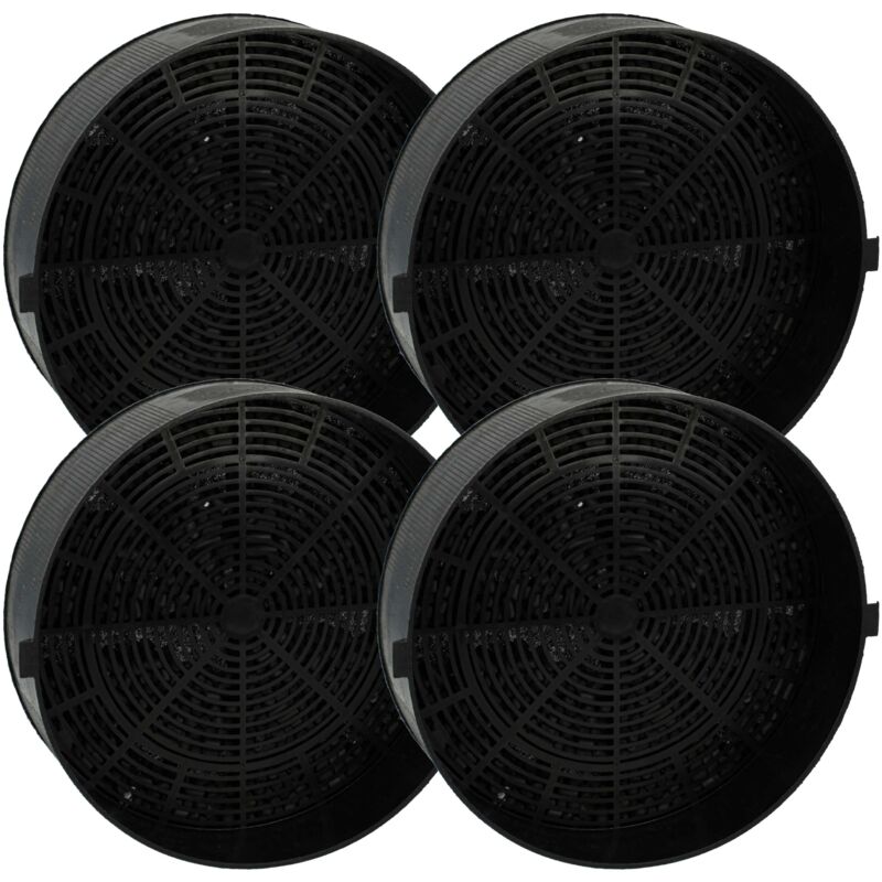 foto del prodotto vhbw 4x filtro a carboni attivi compatibile con camino aef3810x 942640947 cappe aspiranti 16 cm