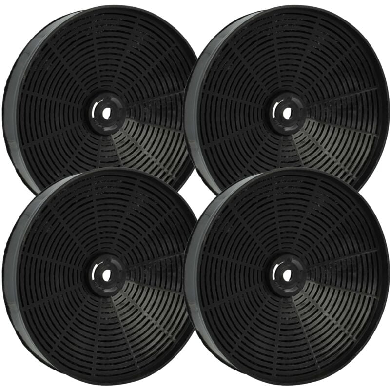 immagine 0 del prodotto vhbw 4x filtro a carboni attivi compatibile con gorenje dah60s azd 1925, dah60w azd 1925, ah60e azd 1925 cappe aspiranti 17,3 cm