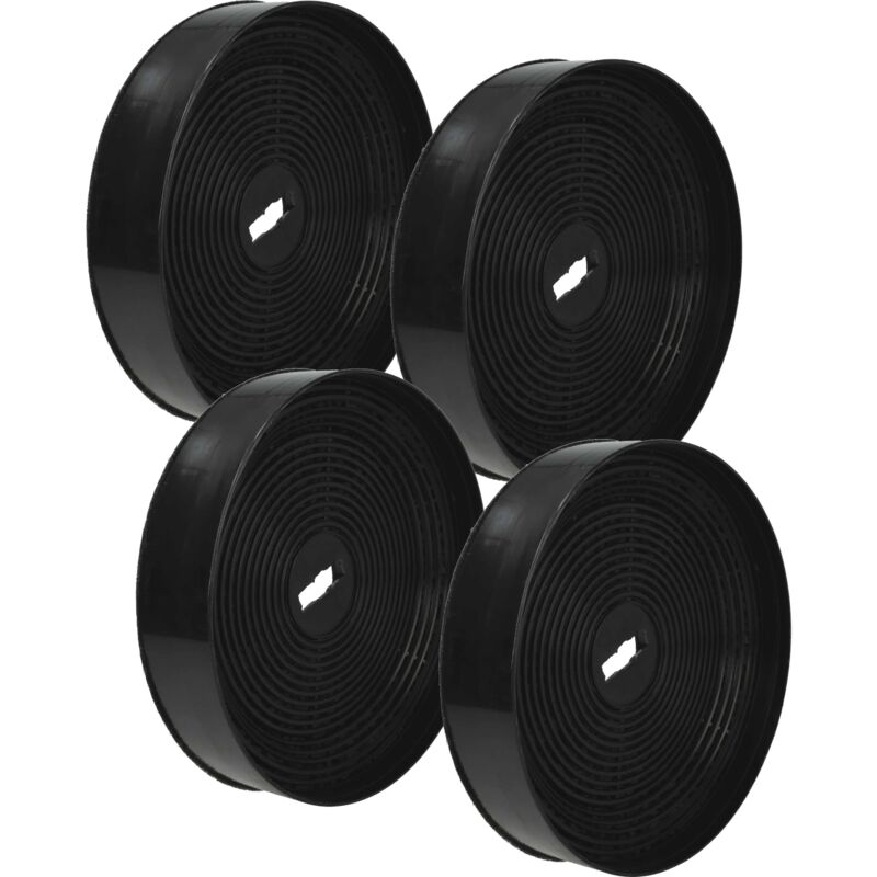 foto del prodotto vhbw 4x filtro a carboni attivi compatibile con gorenje dkf 2600 msb, dkf 2600 mw, dkf 2600 sr, dkf 600mn, dkf 2600 ms cappe aspiranti 17,05 cm