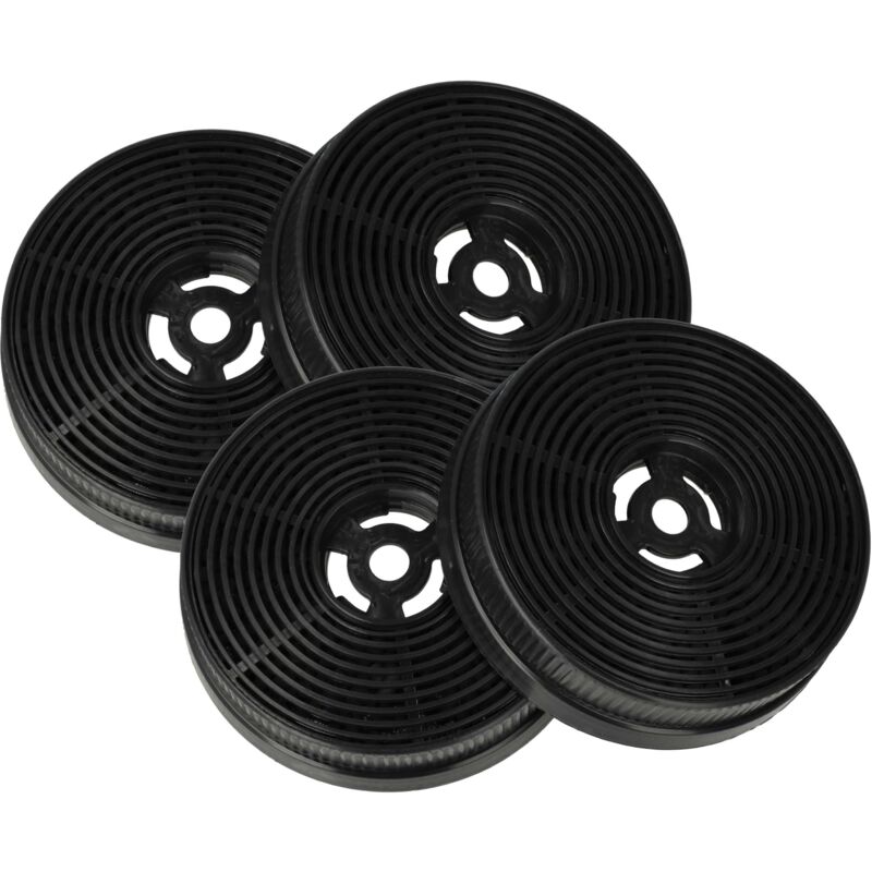 foto del prodotto vhbw 4x filtro a carboni attivi compatibile con klarstein s22 60 bbpy, 9039y, s13 60 bbpy, 10032842, 10032904 cappe aspiranti