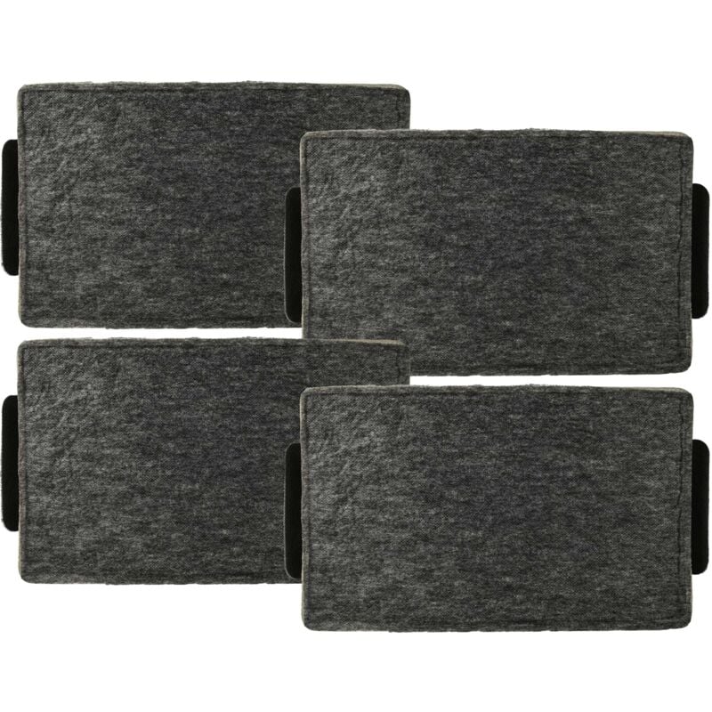 foto del prodotto vhbw 4x filtro a carboni attivi compatibile con miele da 3698 c cappe aspiranti 23,7 x 14,6 x 1,9 cm