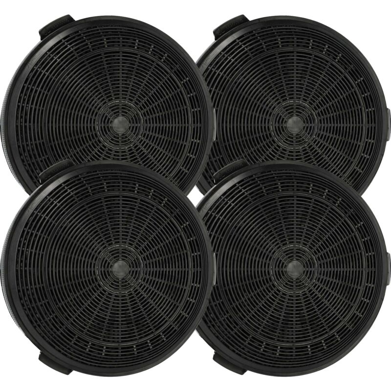 foto del prodotto vhbw 4x filtro a carboni attivi compatibile con oranier siria, farina, brisa cappe aspiranti 18,85 cm
