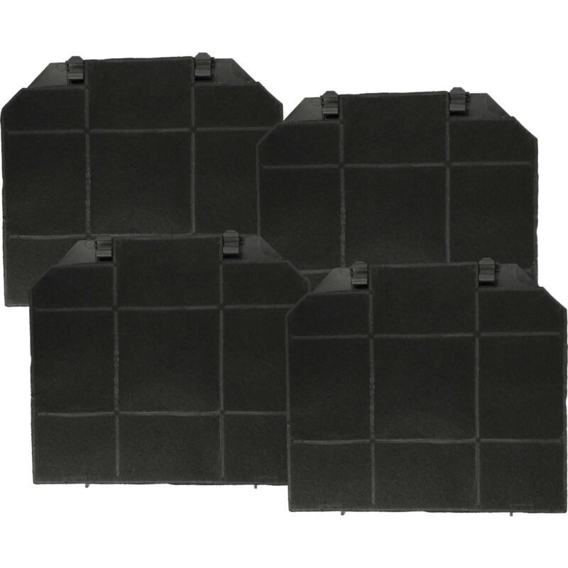 immagine 0 del prodotto vhbw 4x filtro a carboni attivi compatibile con tricity bendix 94249221600 ch710x, 94249221900 ch950x cappe aspiranti 26,5 x 23,5 x 1,5 cm