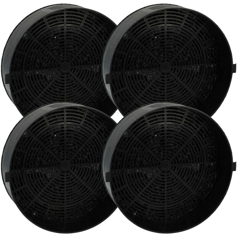 immagine 0 del prodotto vhbw 4x filtro a carboni attivi compatibile con turboair 421113, 421117, cb42a1, gzd1125, c593n, ae901e cappe aspiranti 16 cm