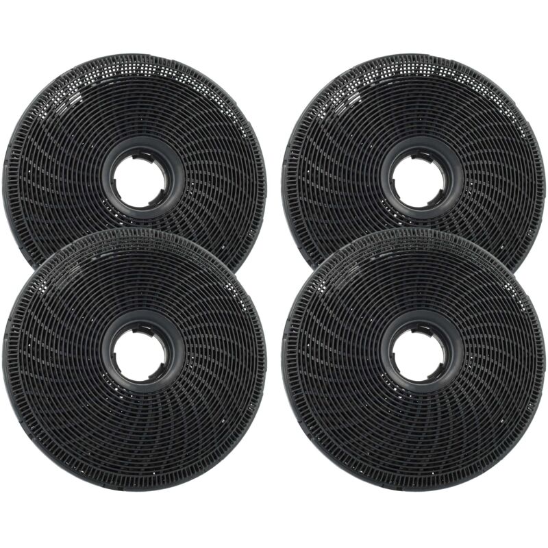 immagine 0 del prodotto vhbw 4x filtro a carboni attivi compatibile con zanussi zfv916y, zfv919y, zfv316k, zfv816k, zhc611, zfvb19k, 94264019200, zhc610x cappe aspiranti