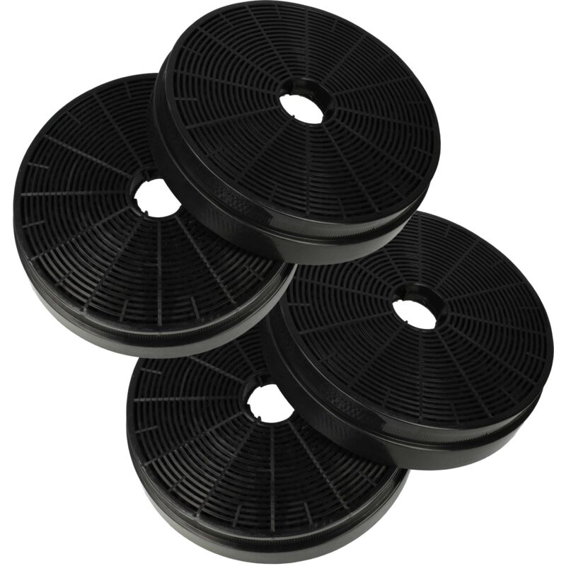 foto del prodotto vhbw 4x filtro a carboni attivi sostituisce klarstein 10030727, cgch3 per cappe aspiranti 17,5 cm