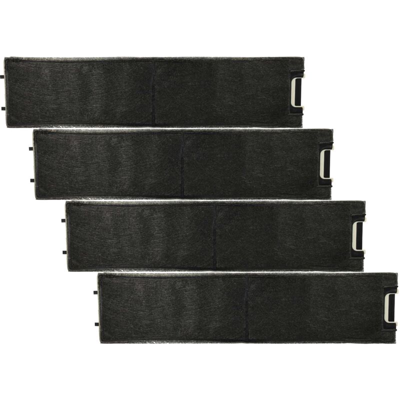 foto del prodotto vhbw 4x filtro a carboni attivi sostituisce miele dkf 13 p, dkf13 1 per cappe aspiranti 49 x 11,3 x 2,8 cm