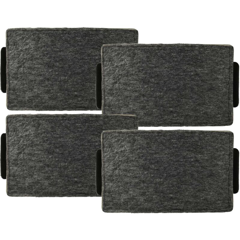 foto del prodotto vhbw 4x filtro a carboni attivi sostituisce miele fwkm 1423 per cappe aspiranti 23,7 x 14,6 x 1,9 cm